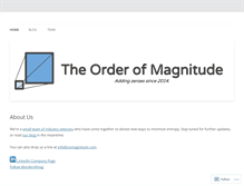 Tablet Screenshot of oomagnitude.com